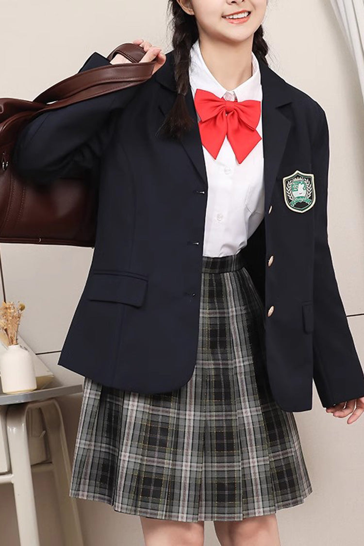 College Style School Coat - Elegant Japanese Outerwear