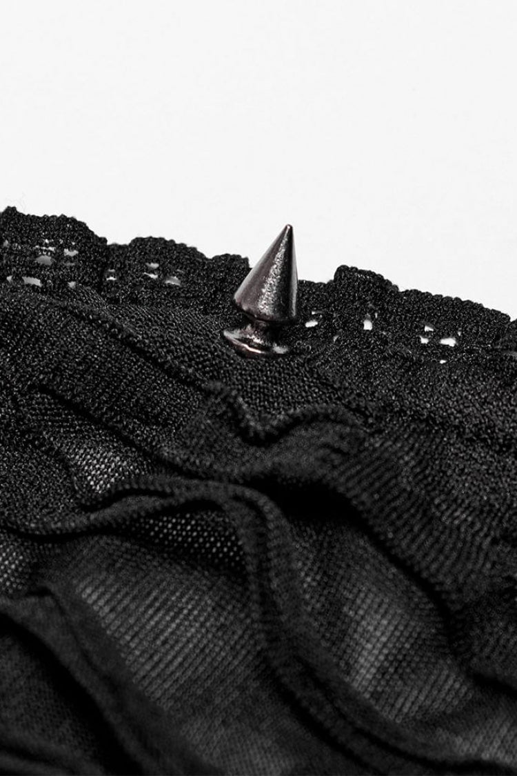 Sleeveless Halterneck Ripped Gothic Corset