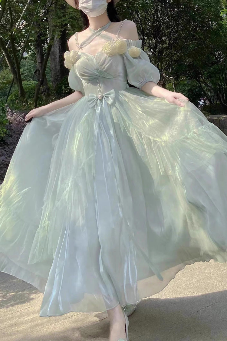 Strawberry Princess Bowknot Gradient Jsk Dress - Sweet Lolita