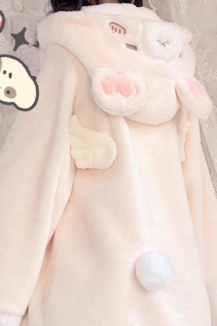 Cozy Hooded Sleepy Bear Cat Sweet Lolita Winter Coat