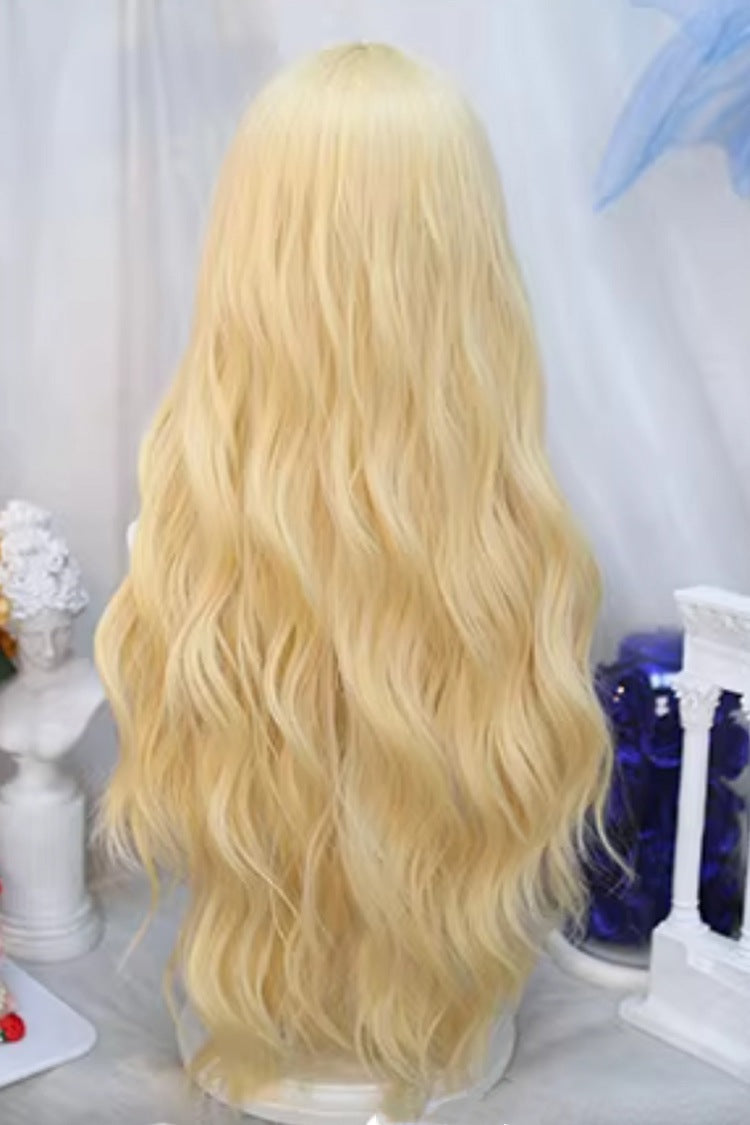 Elegant Center-Parted Soft Wave Sweet Lolita Wig, Two Shades