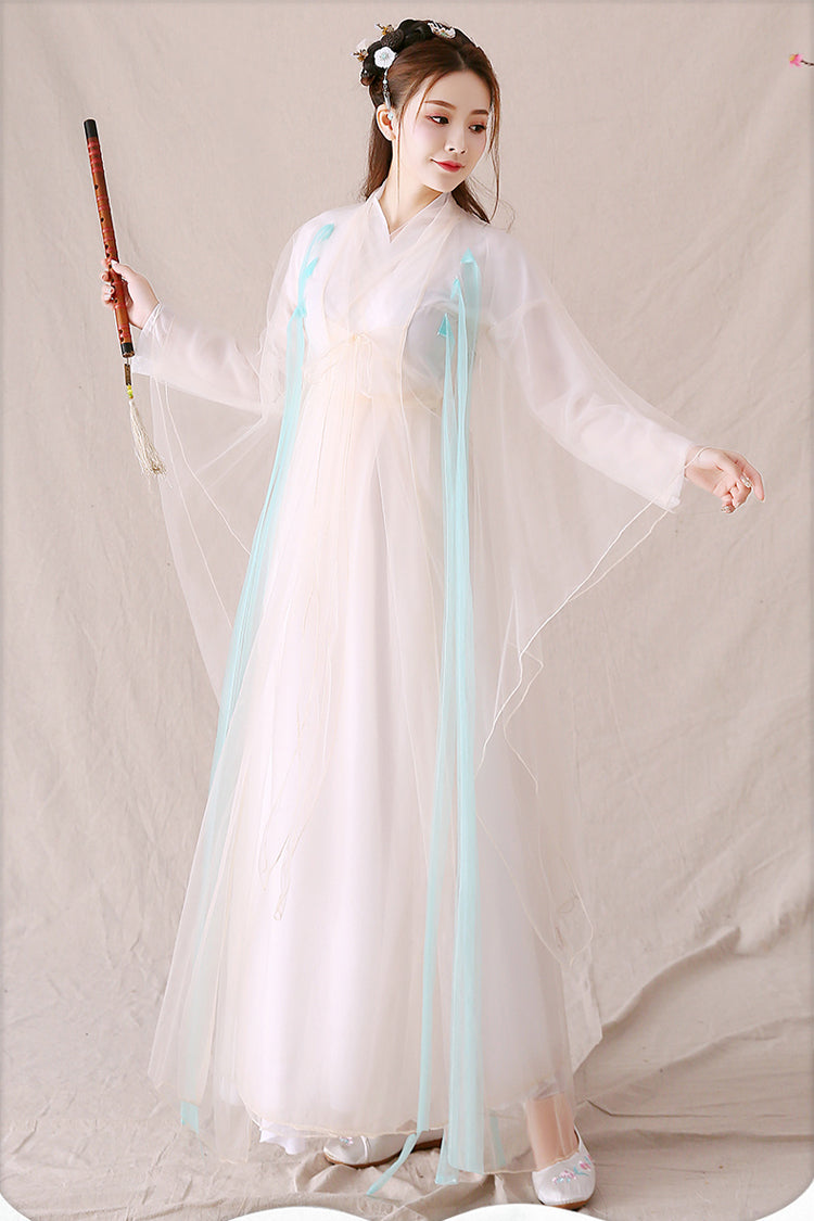 Pink Fairy Hanfu Gown with Ancient Style