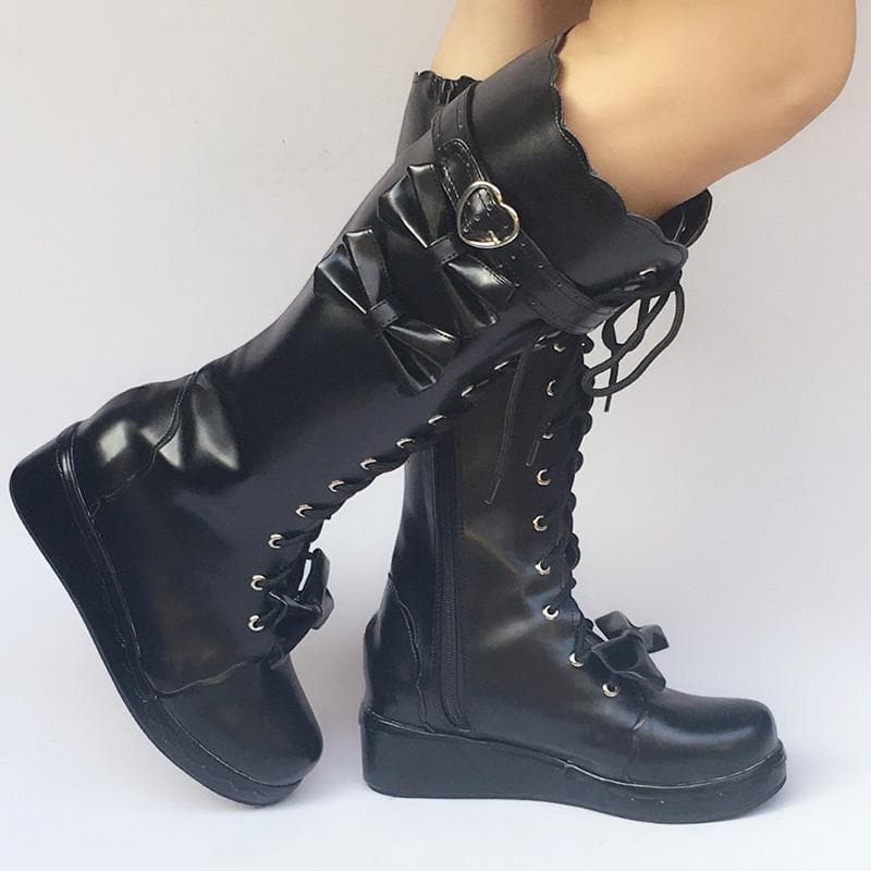 Boots SP168139 Custom Made Lolita Shoes Knee
