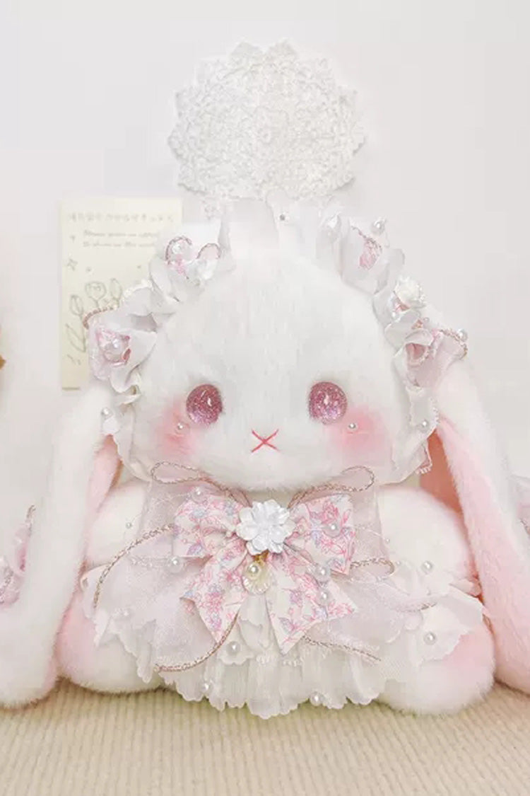 Sweet Lolita Bunny Bucket Bag with Drawstring and Bow, 10 Shades