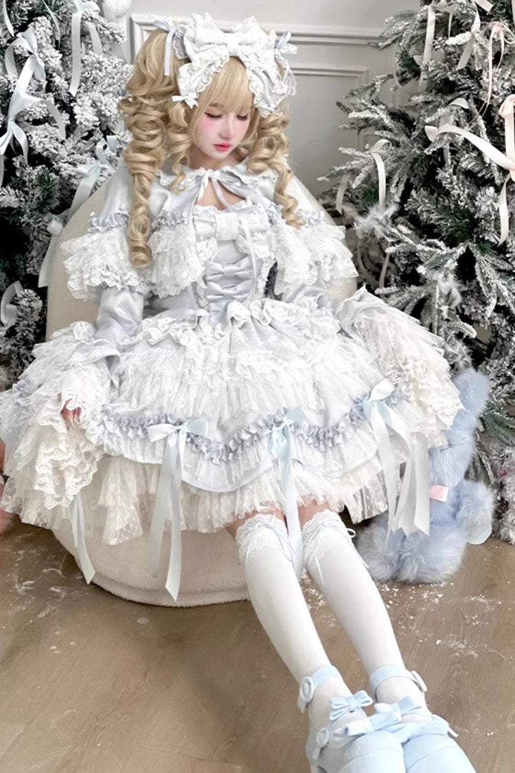 Multi Layer Bow Lace Sweet Princess Jsk - Girl Doll