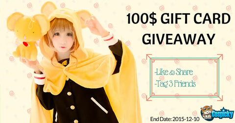 CosPicky Geschenkkarten-Verlosung im Wert von 100 $