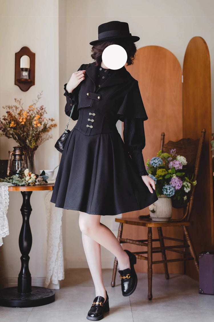 Halterneck Ruffled Fishbone Dress