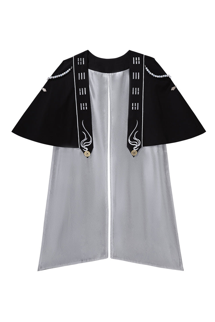 Sleeveless Chinese Style Ouji Lolita Set - Black