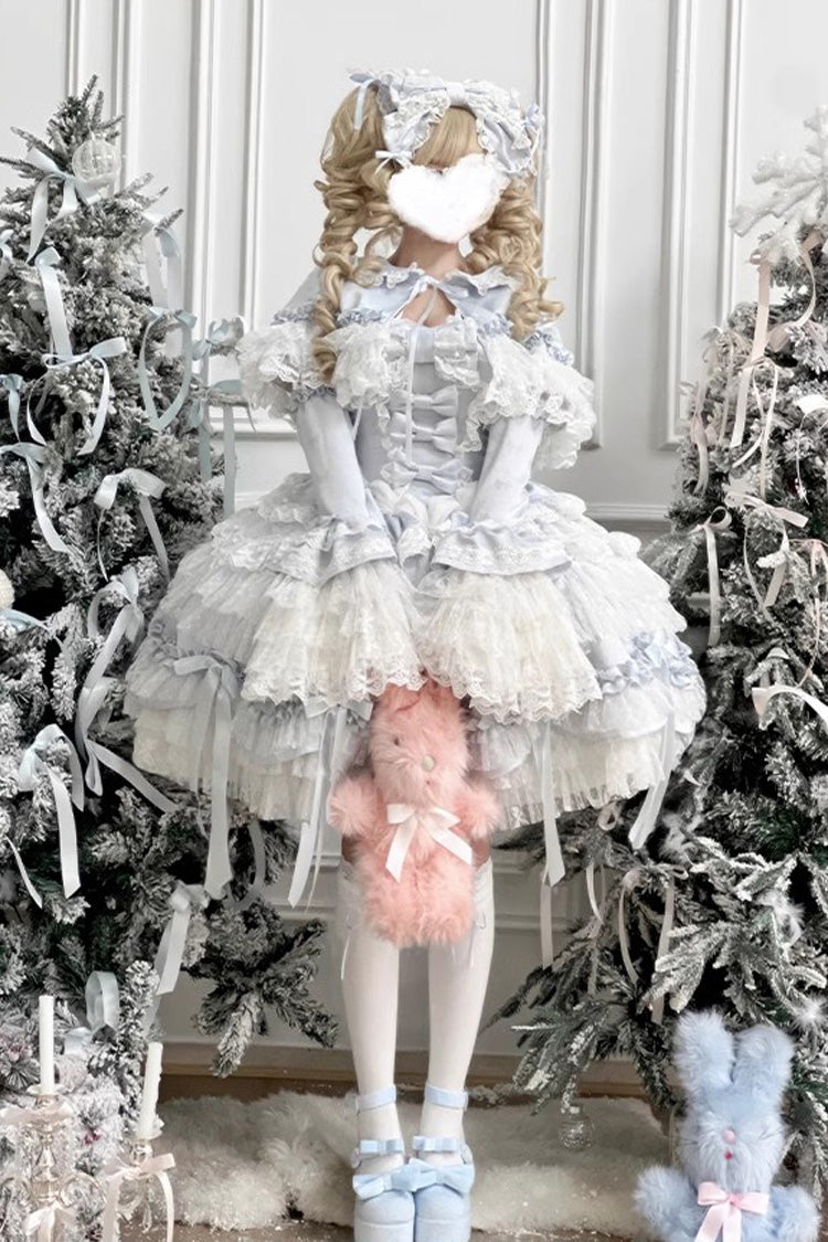 Multi Layer Bow Lace Sweet Princess Jsk - Girl Doll