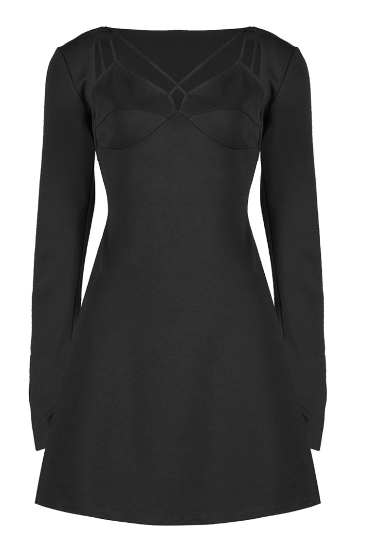 Two-Piece Fitted Strap A-Line Slip Punk Dress