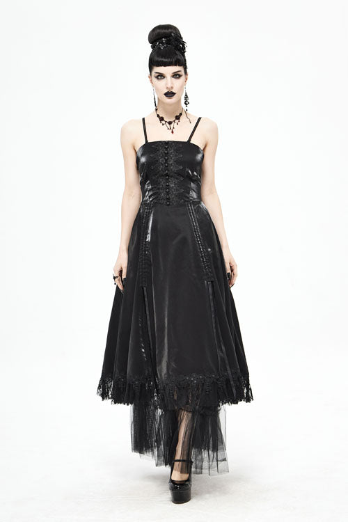 Gothic Layered Tube Dress for Women