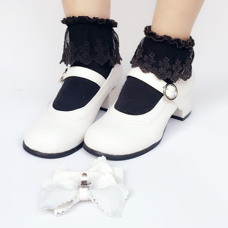 Bow Custom Made Lolita Elegant SP168082 Shoes