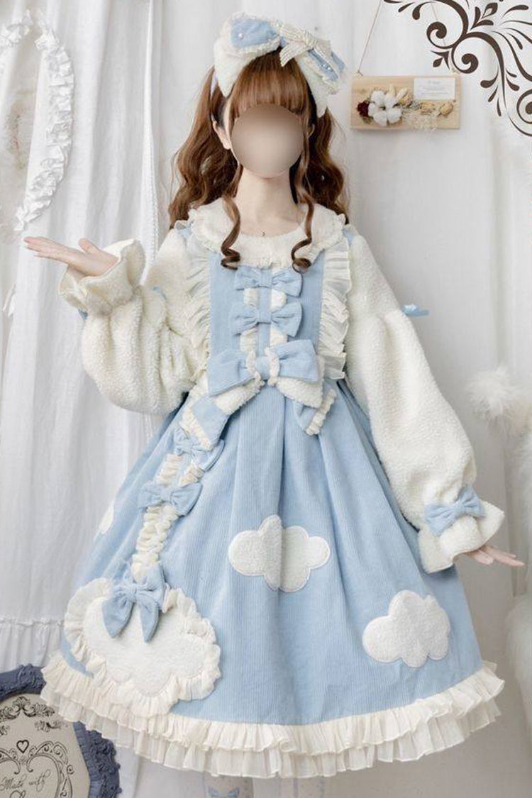 Ruffled Lace Long Sleeve Sweet Lolita Dress