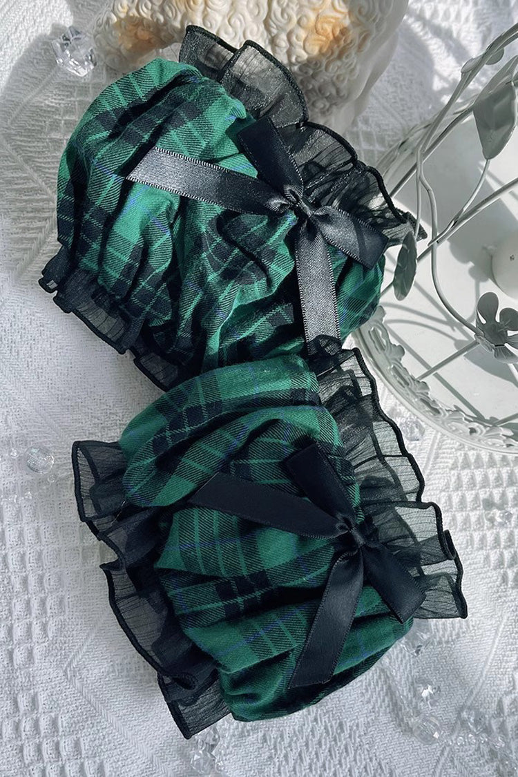 Multi-Layer Ruffle Bowknot Sleeveless JSK Dress - Gothic