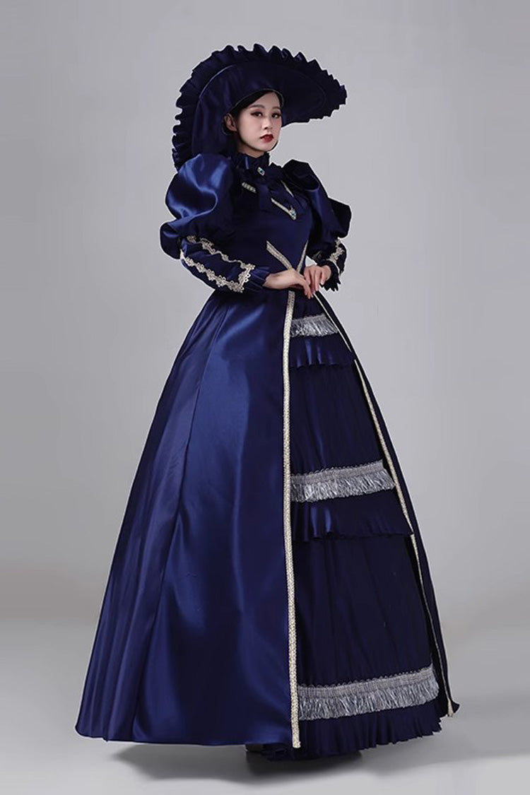 Ruffled Cardigan Classic Victorian Gown - Princess Vintage