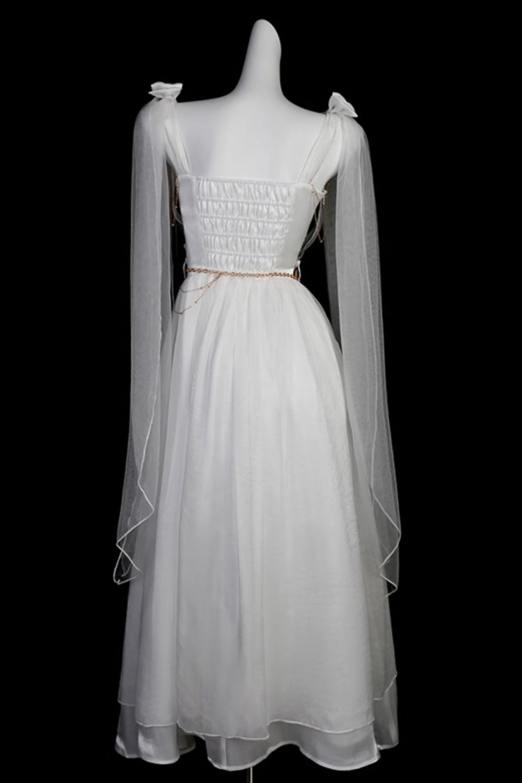 Ivory God's Messenger Greek Style Sleeveless Ruffle Elegant Lolita JSK