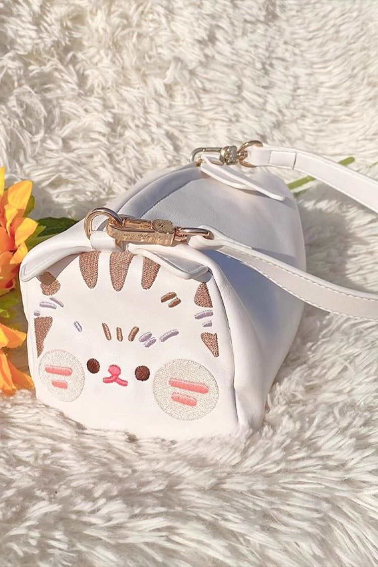 Adorable Toast Cat Themed Lolita Shoulder Bag in Three Hues