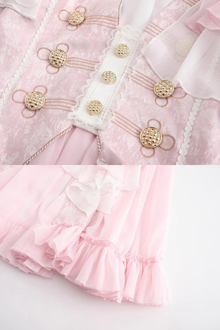 Blush Long-Sleeve Bow Prince Ouji Lolita Jacket