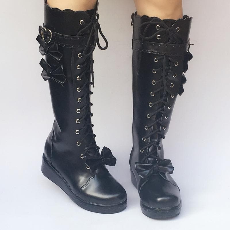 Boots SP168139 Custom Made Lolita Shoes Knee