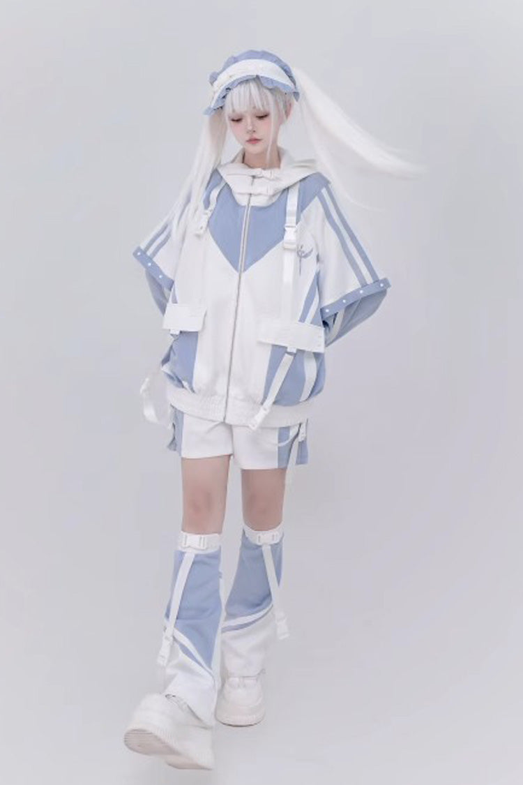 Graphic Print Jirai Kei Cool Jacket