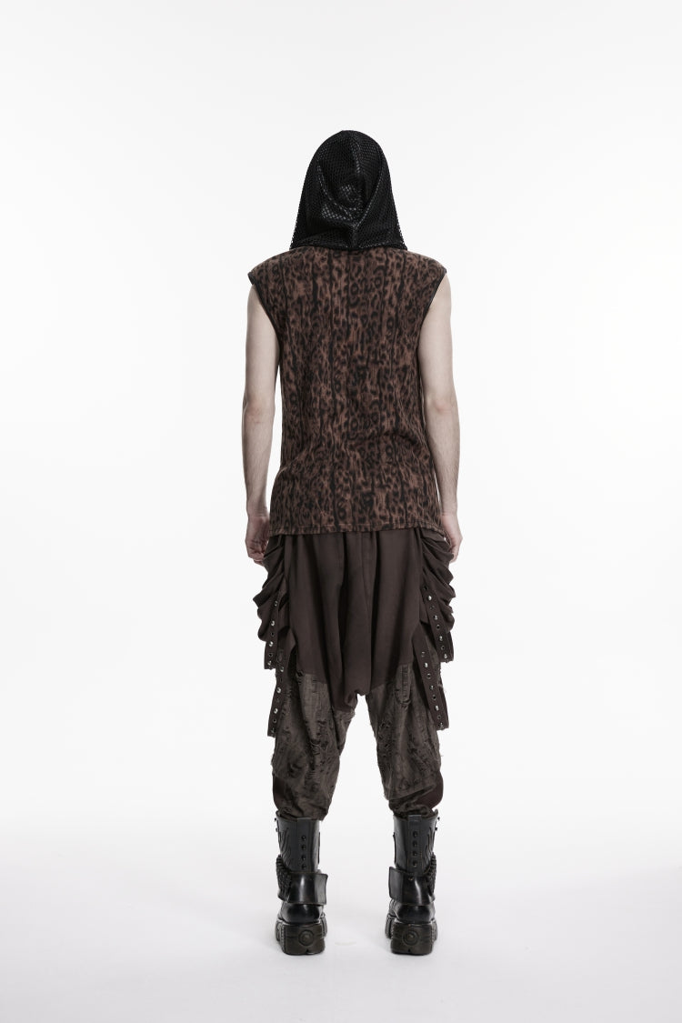 Punk T-Shirt with Lace-Up and Mesh