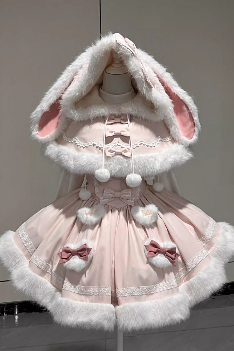 Furry Bow Sweet Lolita Dress