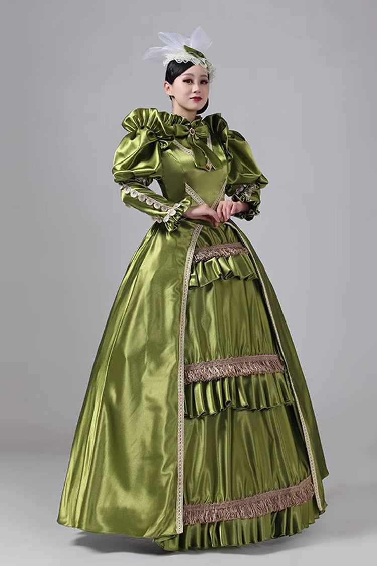 Ruffled Cardigan Classic Victorian Gown - Princess Vintage