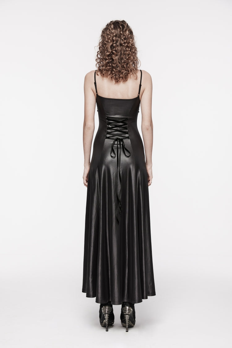 Off Shoulder Lace Lace-Up Slim Irregular Gothic Jsk Wedding Dress