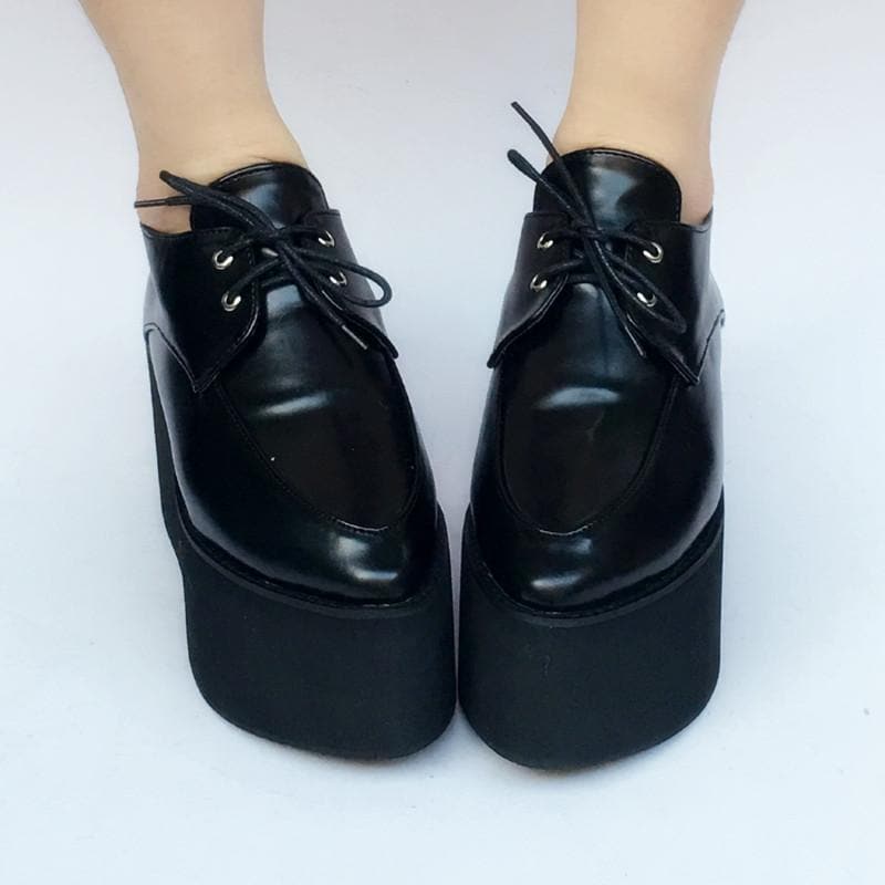 PU SP168274 Shoes Made Cool Custom Red/Black Platform