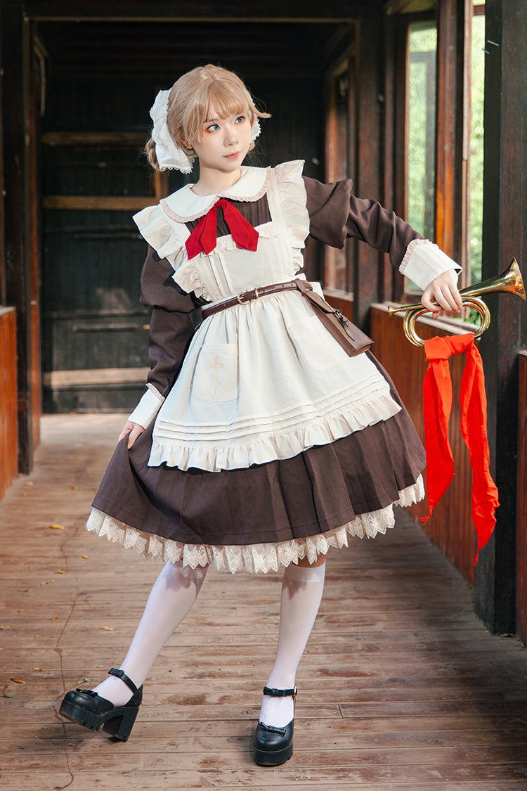 Puff Sleeve Bow Vintage Classic Lolita Dress