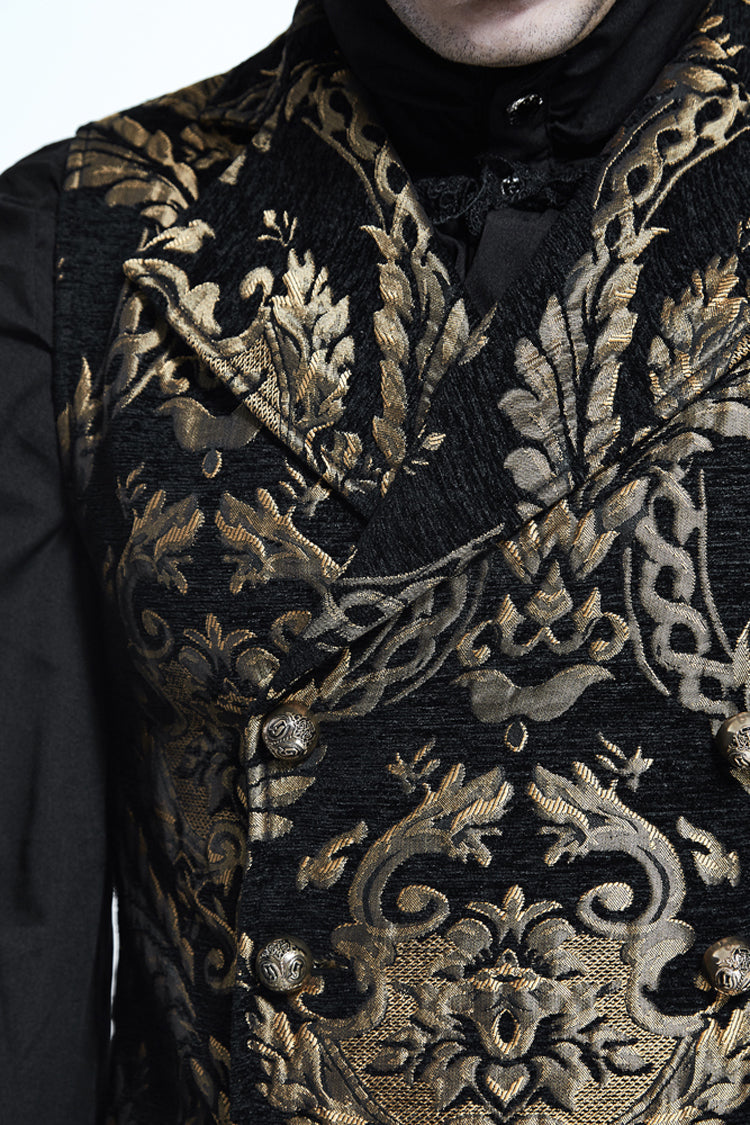 Gothic Waistcoat with Jacquard Pattern