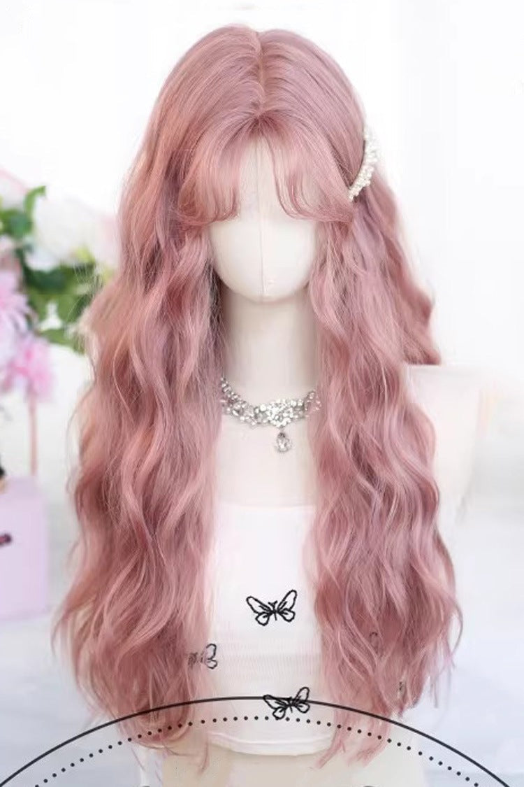Doll-Style Center-Part Long Loose Wave Wig in Two Shades