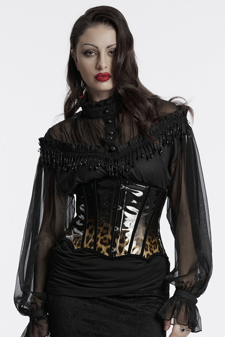 Gothic Underbust Corset with Gradient