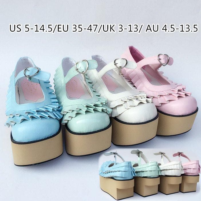 Horse Made Wooden Edges SP168050 Falbala Custom Shoes