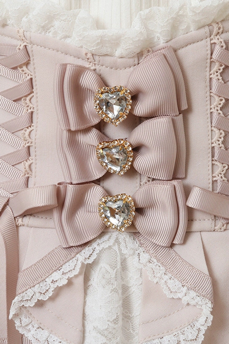 Rose High-Waist Layered Lace Jirai Kei Skirt