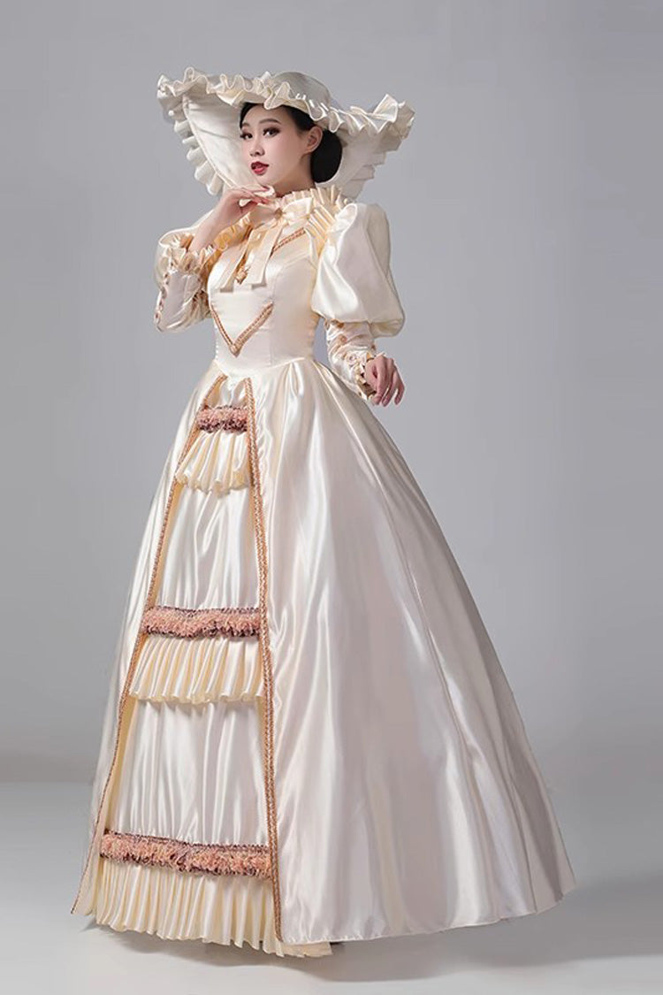 Ruffled Cardigan Classic Victorian Gown - Princess Vintage