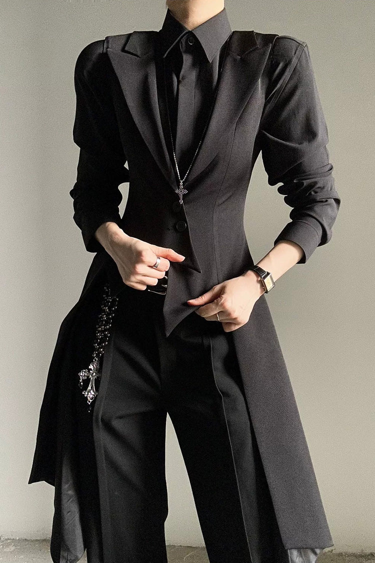Asymmetrical Swallowtail Ouji Lolita Prince Sleeveless Gothic Vest