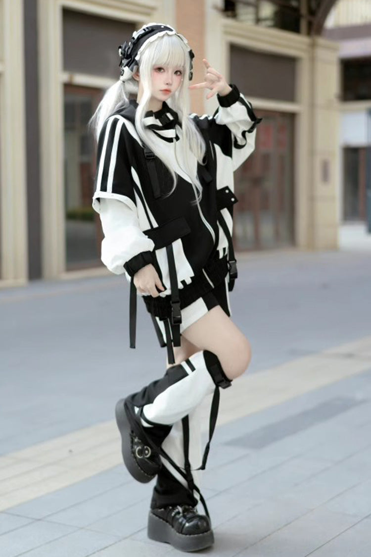 Graphic Print Jirai Kei Cool Jacket
