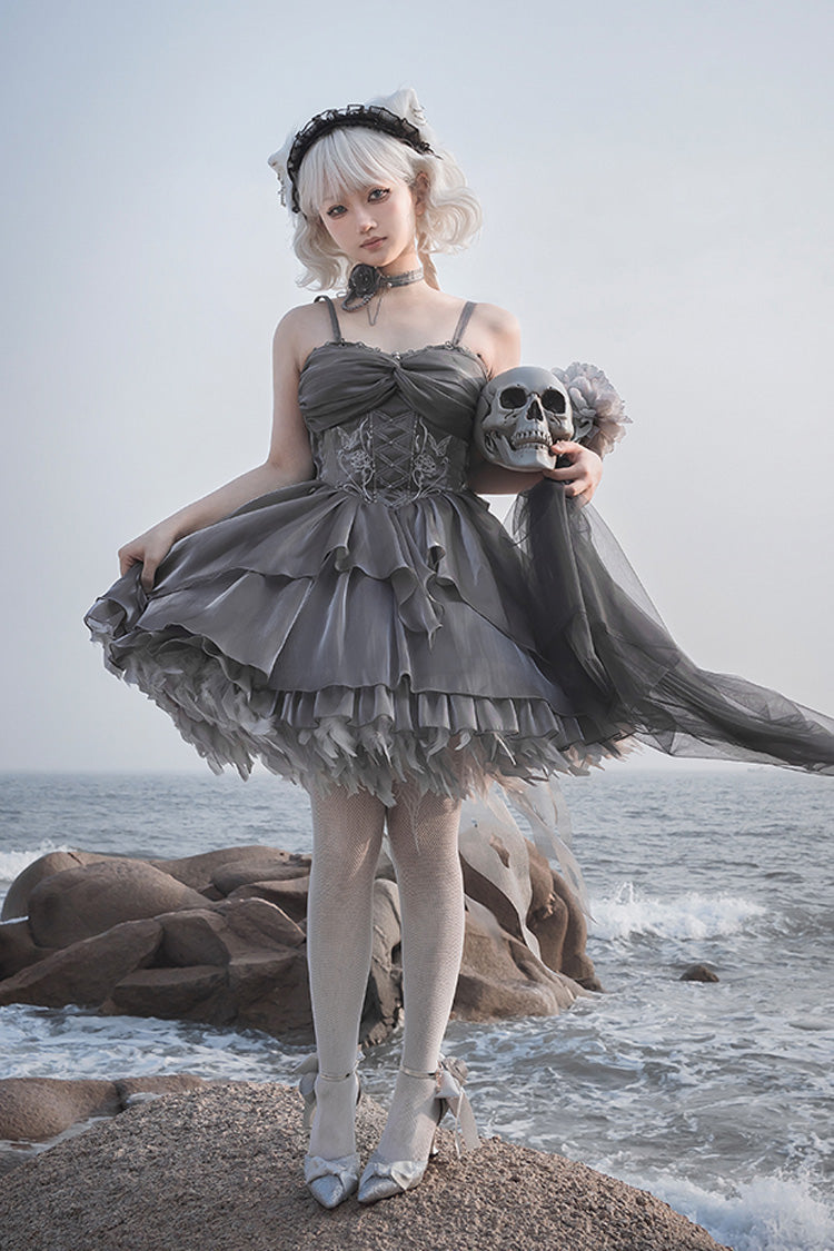 Elegant Princess Lolita JSK Dress with Ruffle Bowknot
