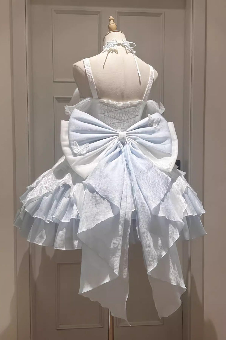 Layered Ruffle Bow Gothic Princess Lolita JSK