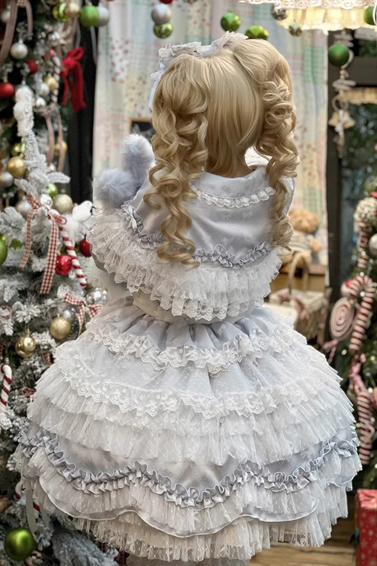 Multi Layer Bow Lace Sweet Princess Jsk - Girl Doll