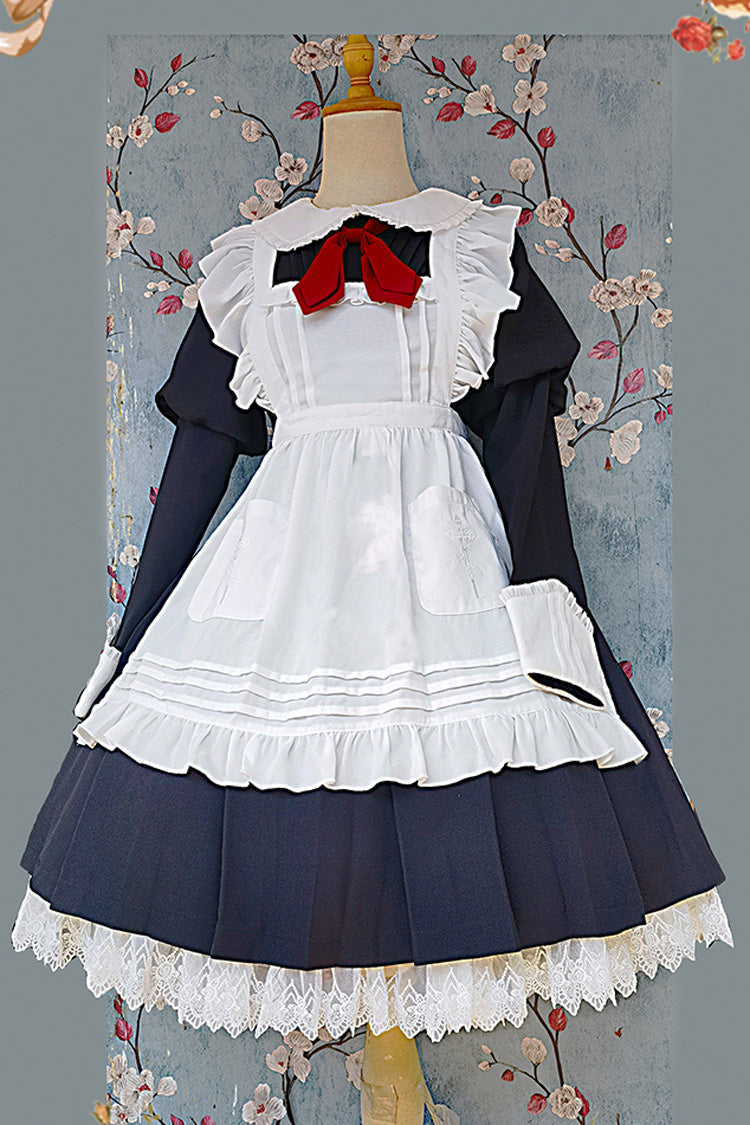 Puff Sleeve Bow Vintage Classic Lolita Dress