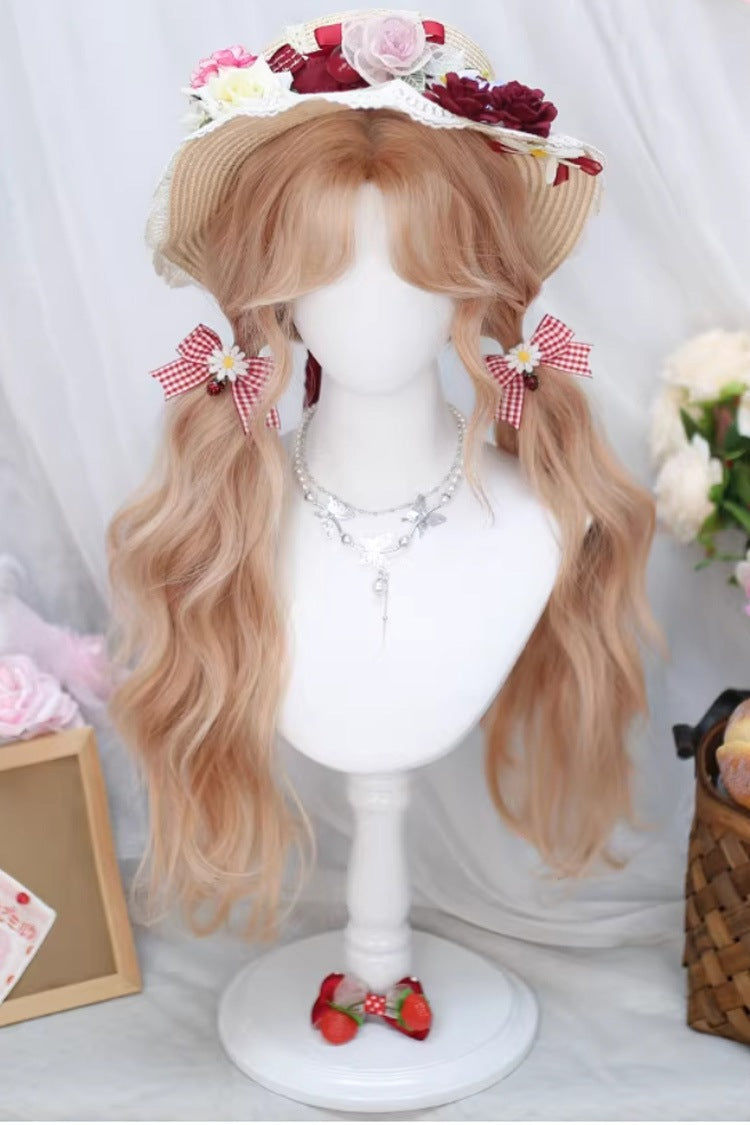 Doll-Style Center-Part Long Loose Wave Wig in Two Shades