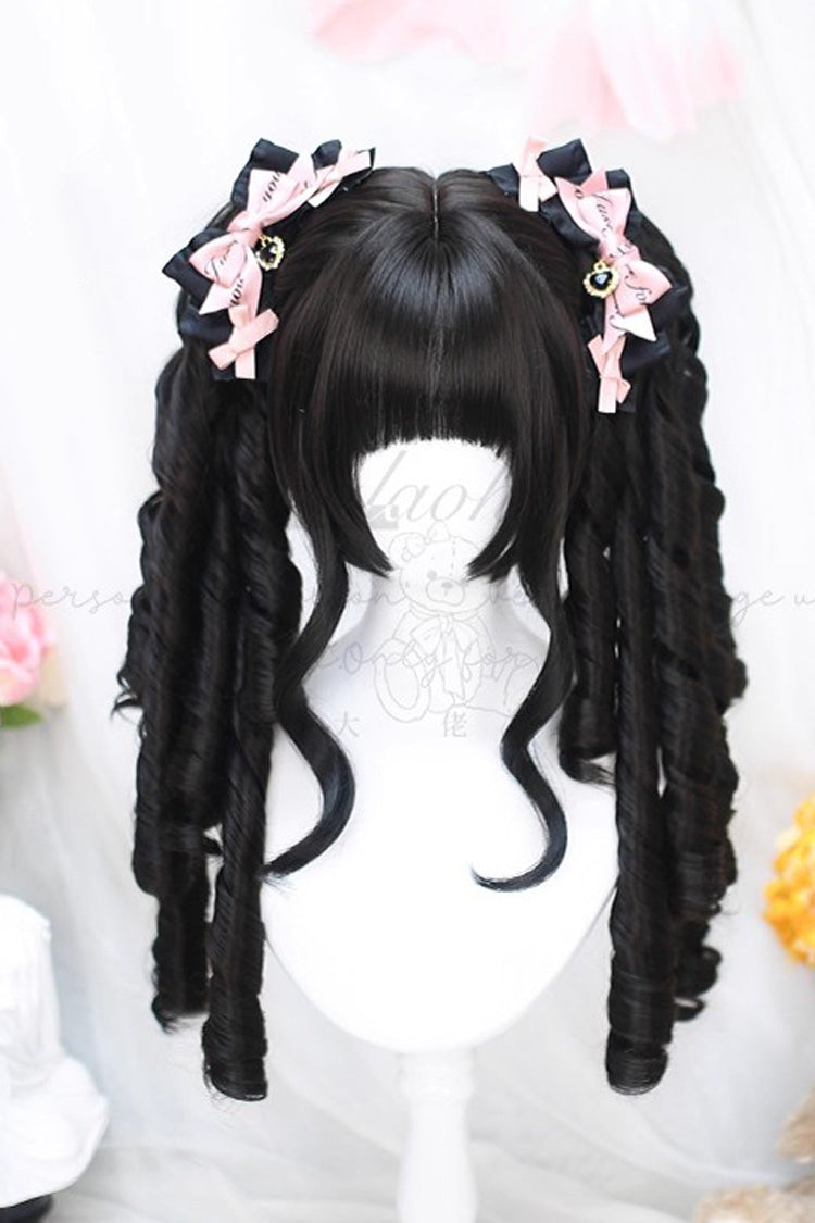 Charming Lolita Wig with Double Curly Ponytails in 2 Shades