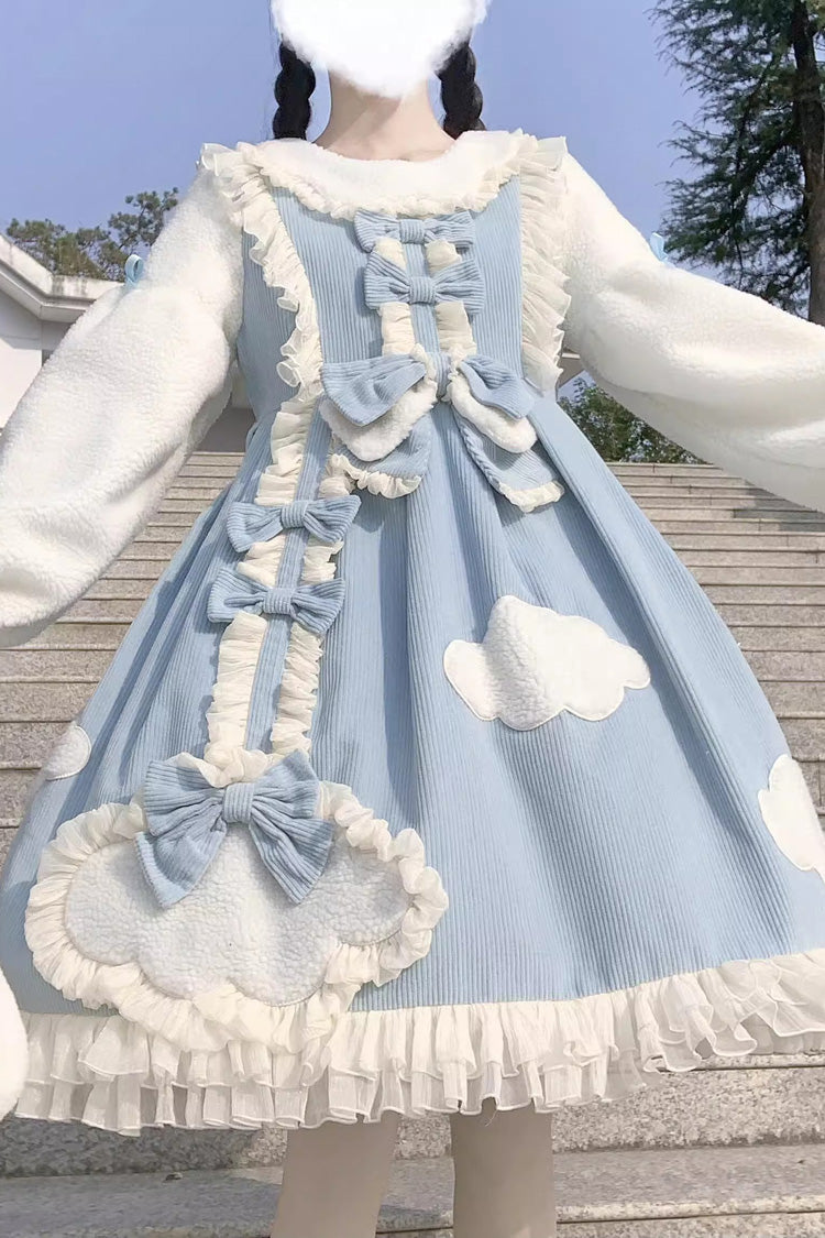 Ruffled Lace Long Sleeve Sweet Lolita Dress