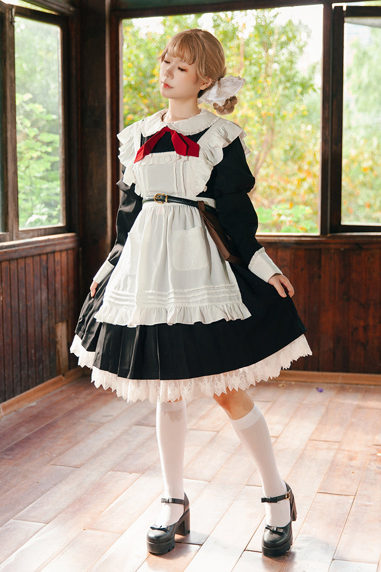 Puff Sleeve Bow Vintage Classic Lolita Dress