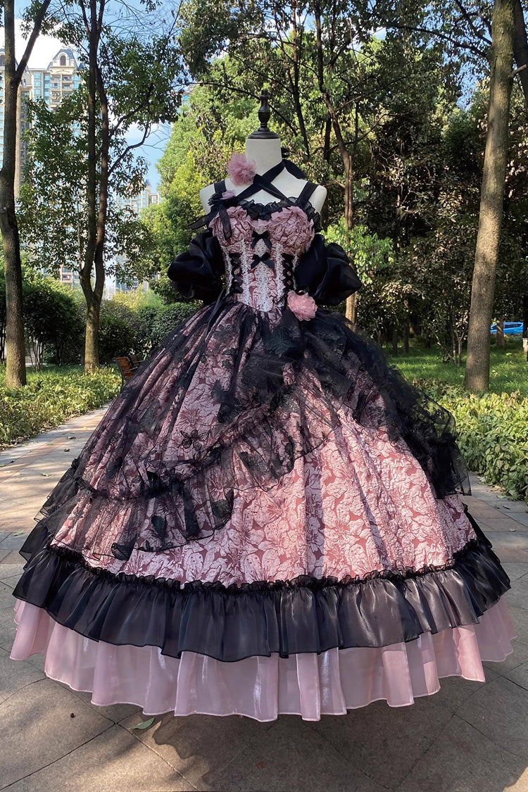 Medea Kiss Halloween Witch Ruffled Bowknot Gothic Jsk Dress