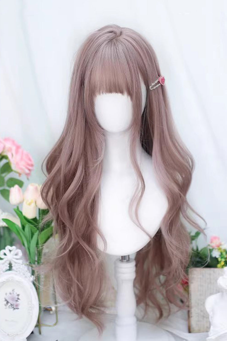 Air Bangs Curly Wig - Long Lolita Hair