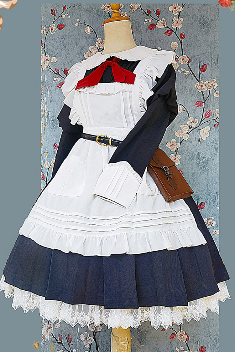 Puff Sleeve Bow Vintage Classic Lolita Dress