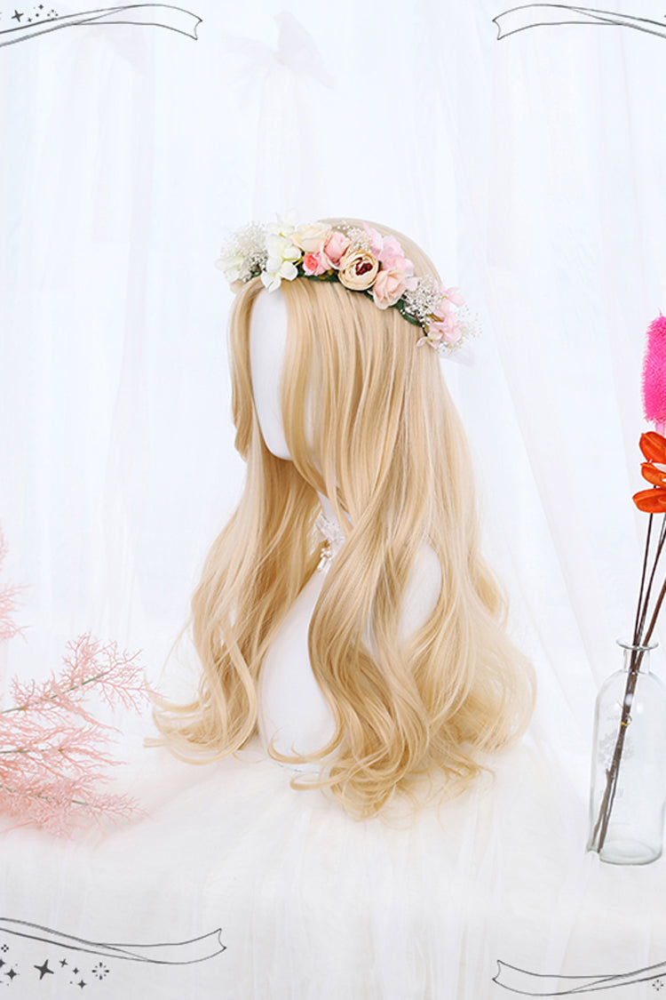 Golden Curly Sweet Lolita Wig